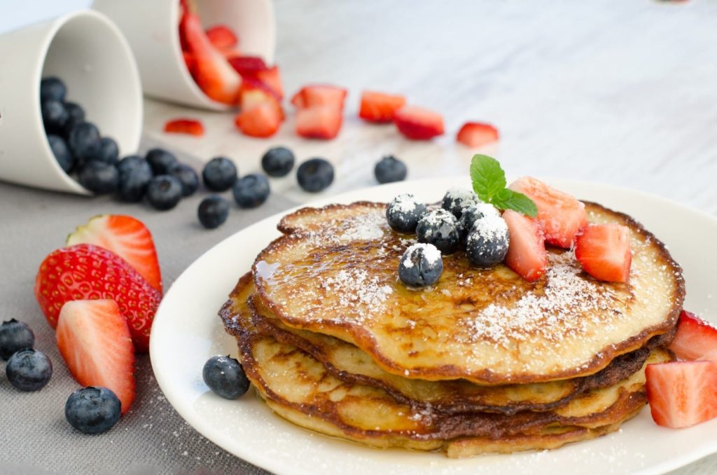 Guilt-free kefir pancakes!