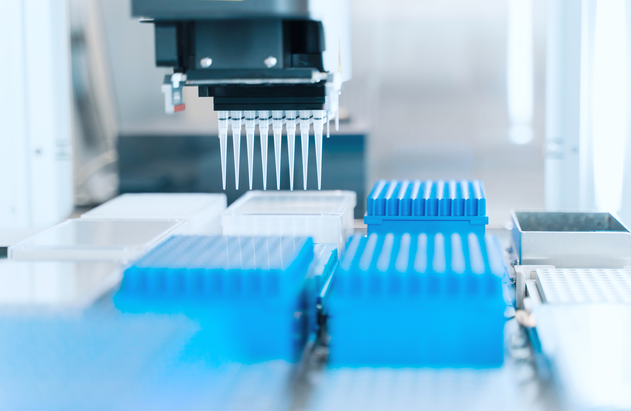 Measuring tubes in a lab