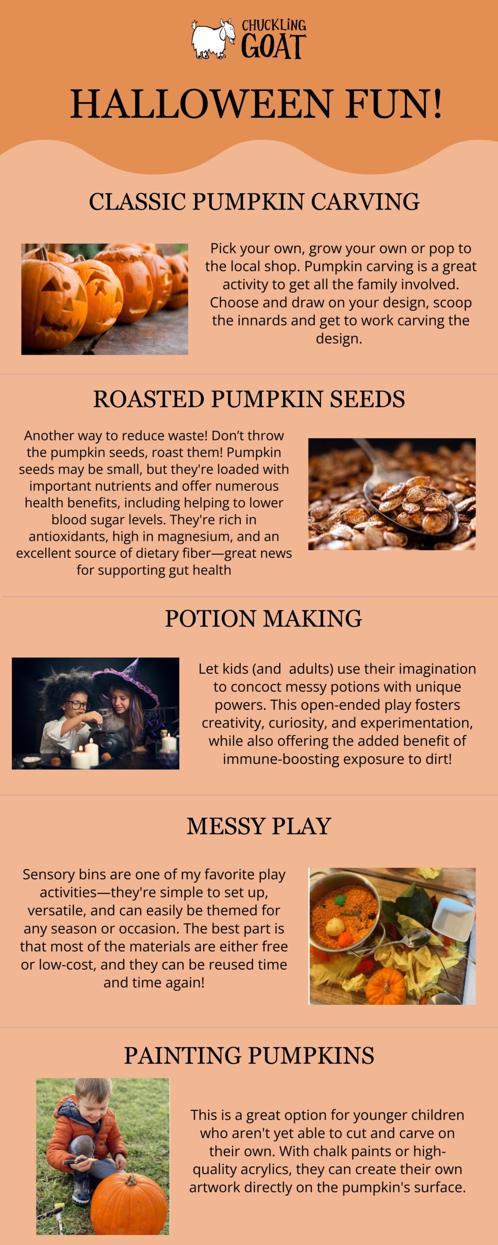 Halloween fun for the whole family! | Chuckling Goat