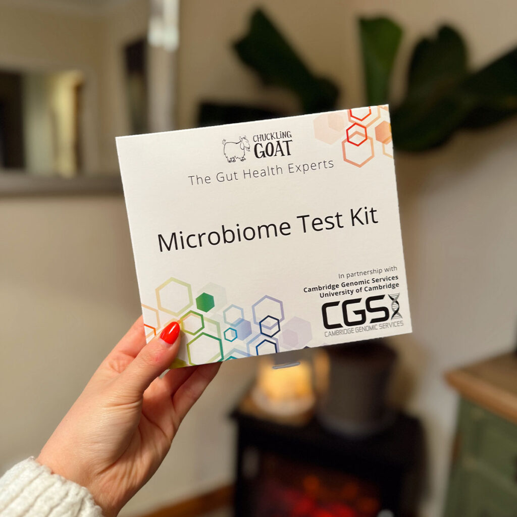 Image of Chuckling Goat (The Gut Health Experts) Microbiome Test Kit.