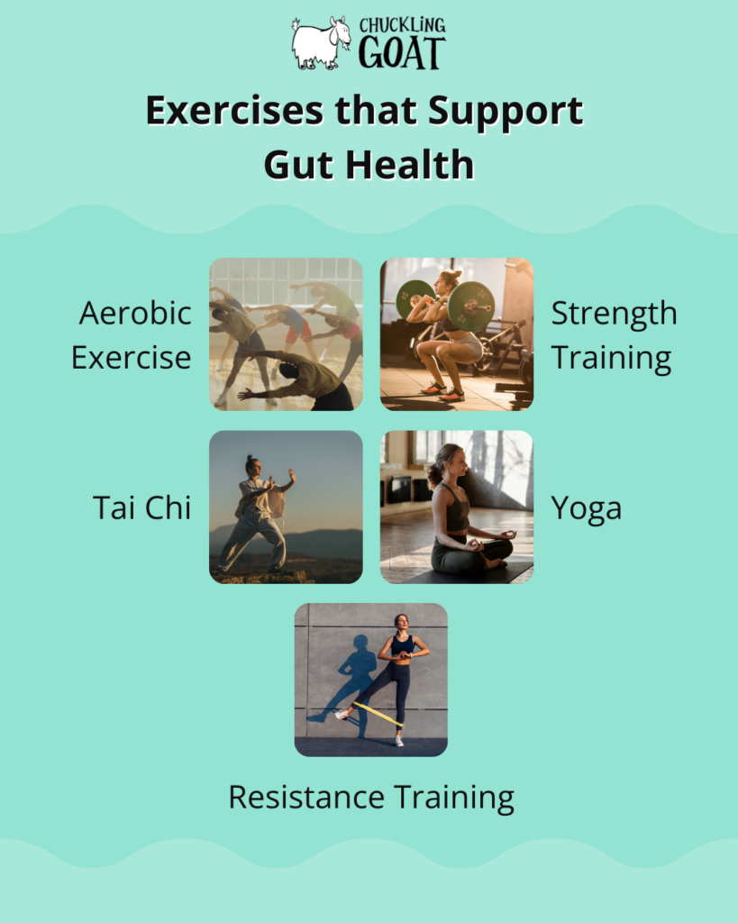 5 exercises to support your gut health 💪 | Chuckling Goat