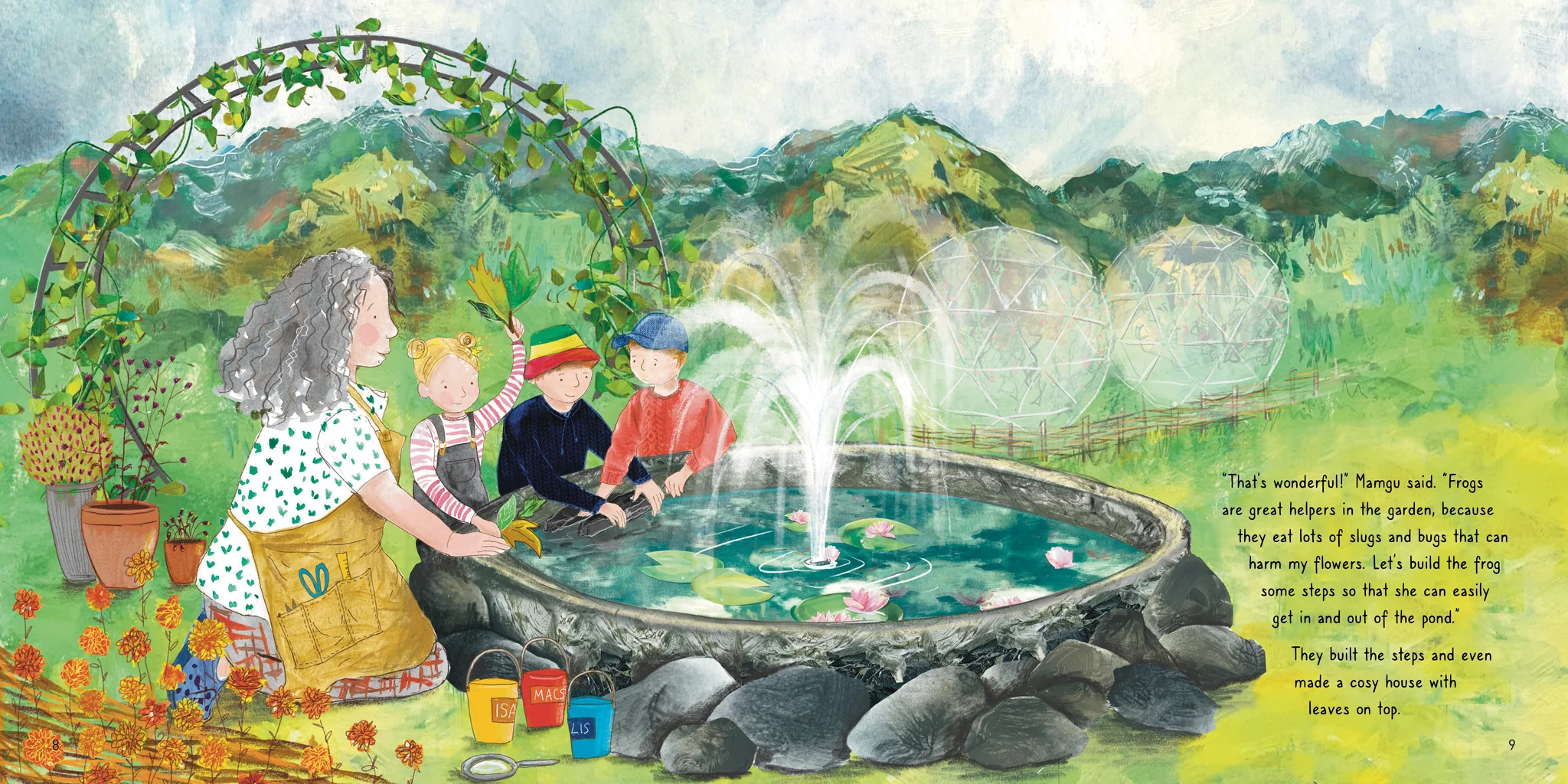 The Magic Garden Frog book by Shann Jones