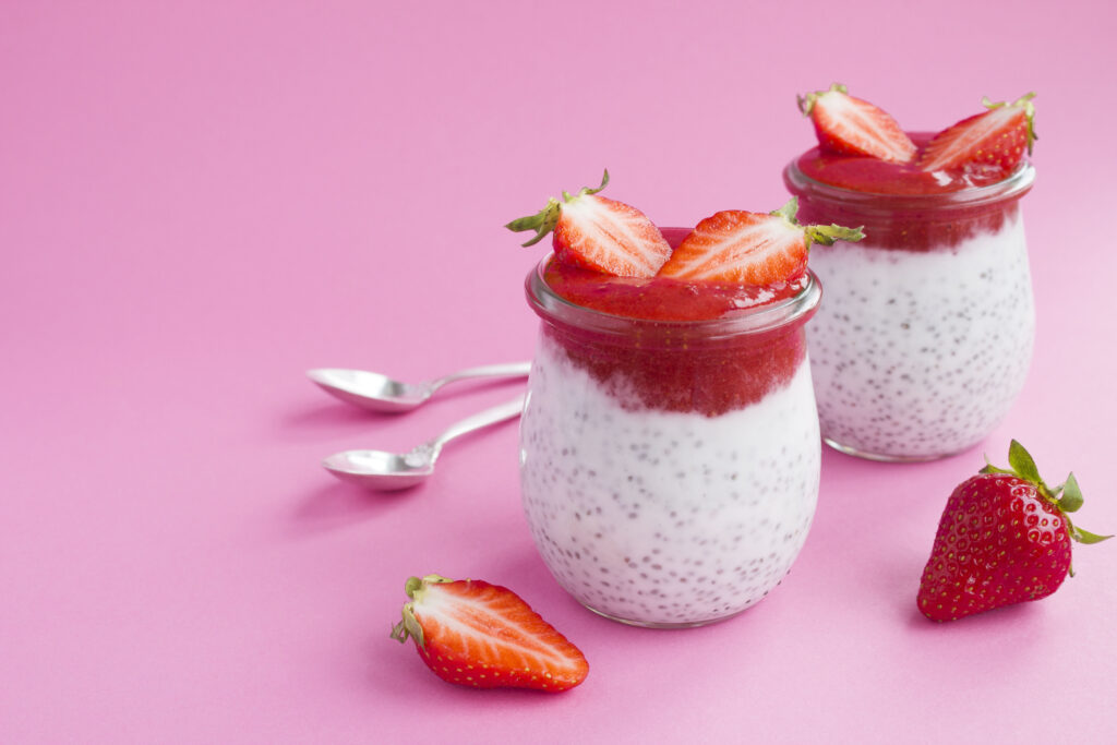 Quick chia pudding: A gut-loving, omega-3 boost!