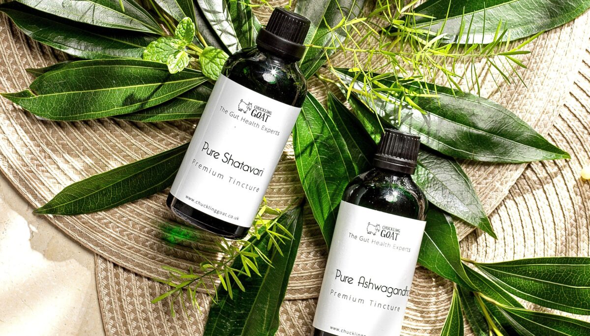 Image of Chuckling Goat tinctures - Ashwagandha and Shatavari.