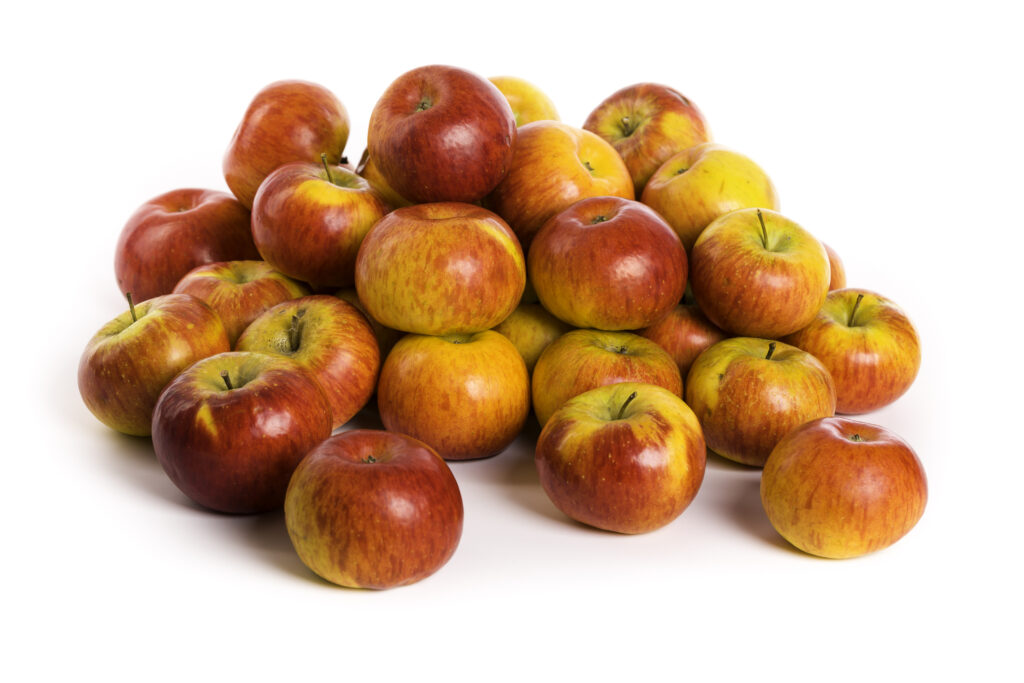 Image of stack of red apples.