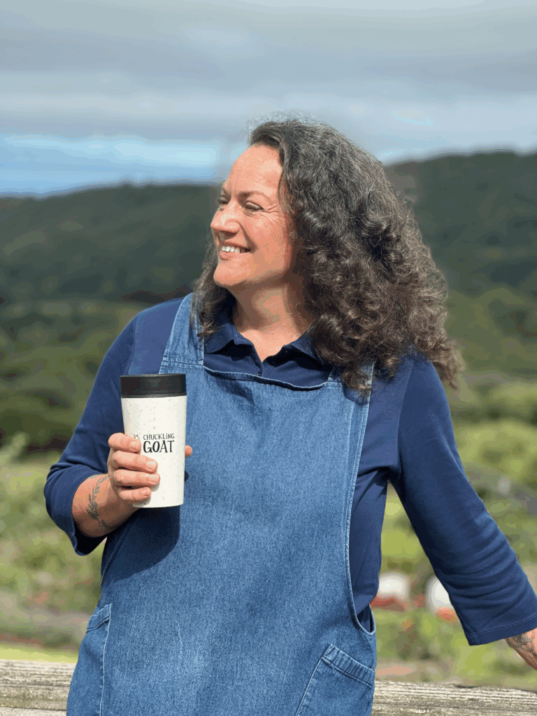 Image of Shann Jones with farm background.